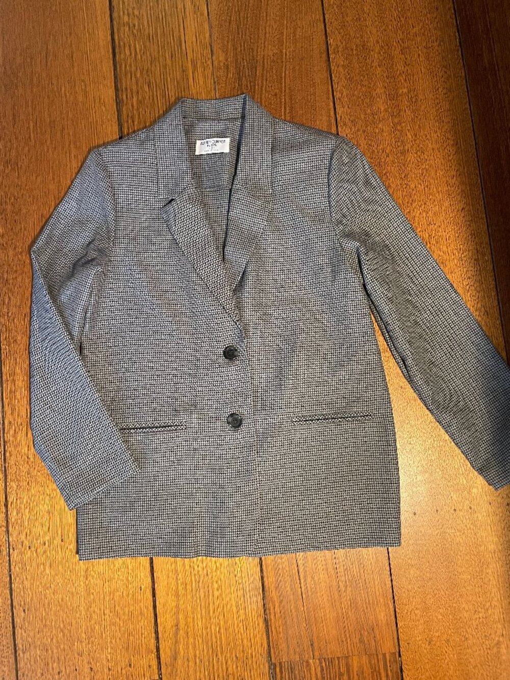 Vintage Alred Dunner houndstooth blazer
